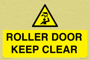 ROLLER DOOR KEEP CLEAR
